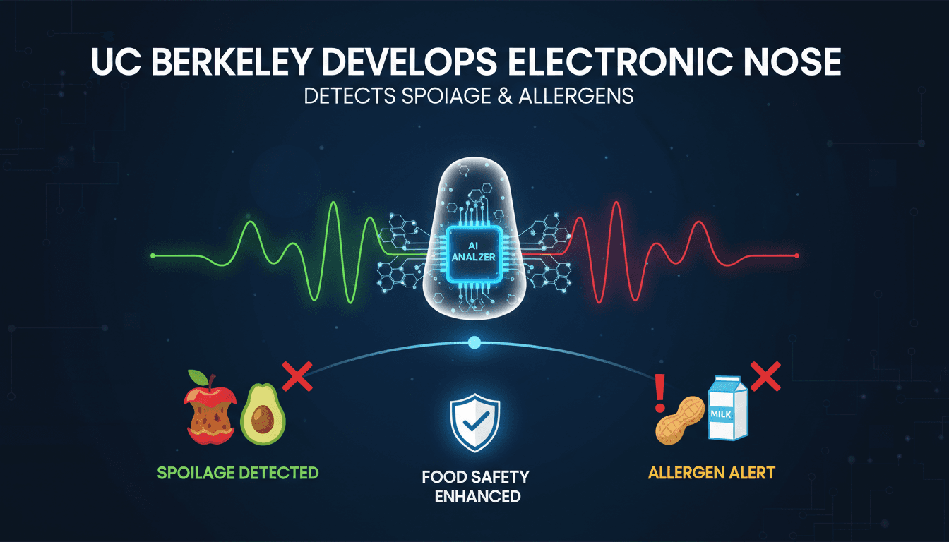 UC Berkeley Develops Electronic Nose to Detect Food Spoilage and Allergens