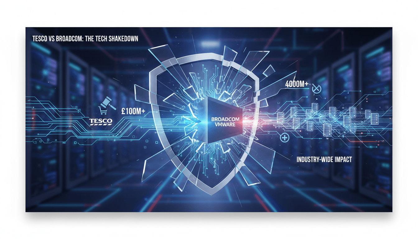 Tesco initiates legal action against Broadcom while migrating 40,000 servers from VMware