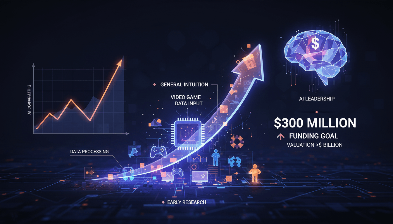 General Intuition seeks $300 million funding to enhance AI training capabilities
