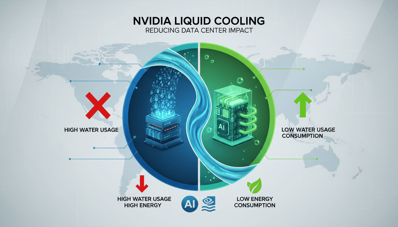 Nvidia's innovative liquid cooling system for data centers