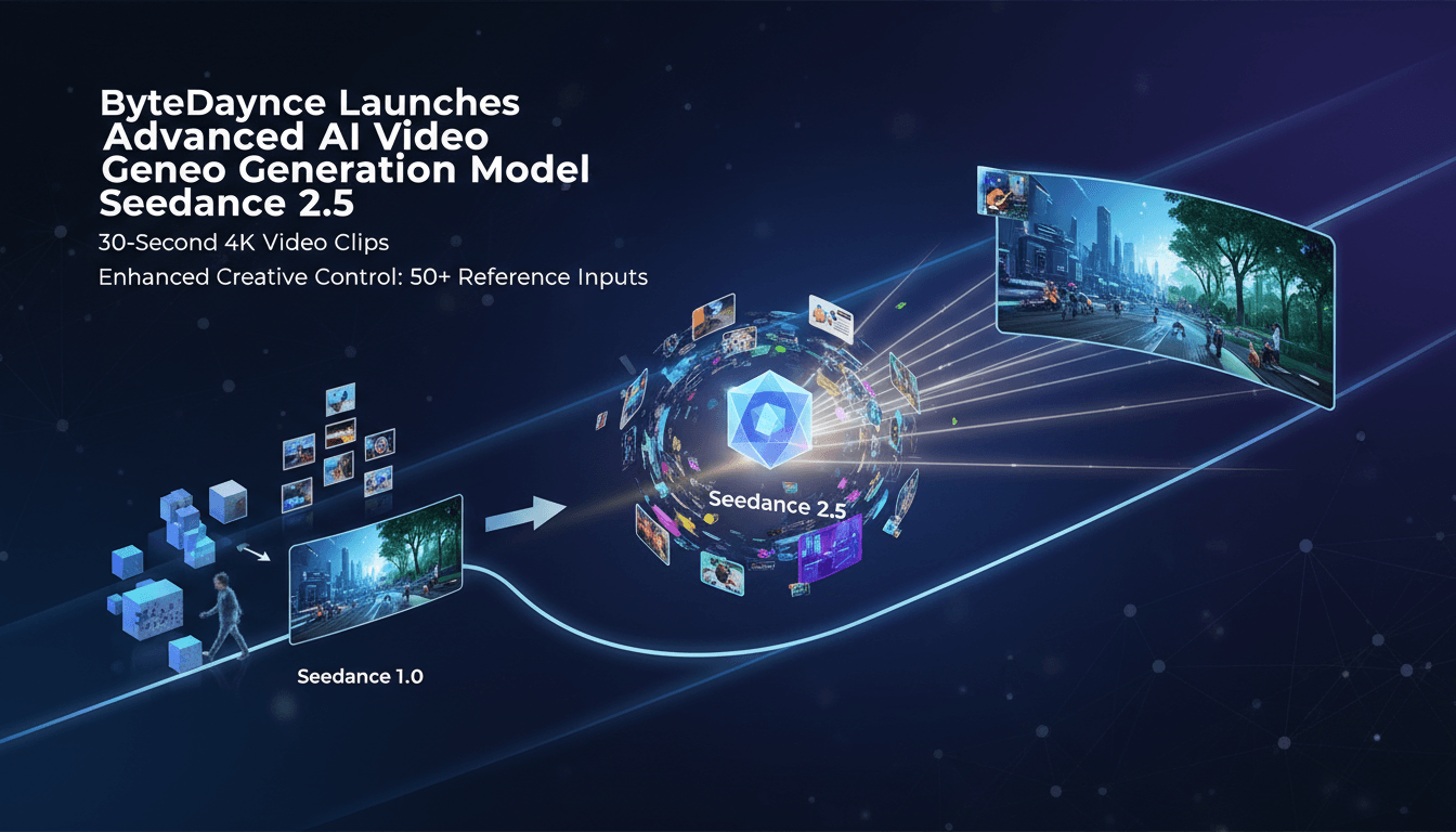 ByteDance Seedance 2.5 AI video generation model launch event