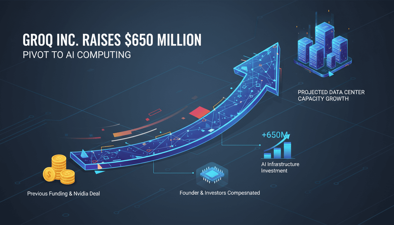 Groq Inc. raises $650 million to pivot towards AI computing