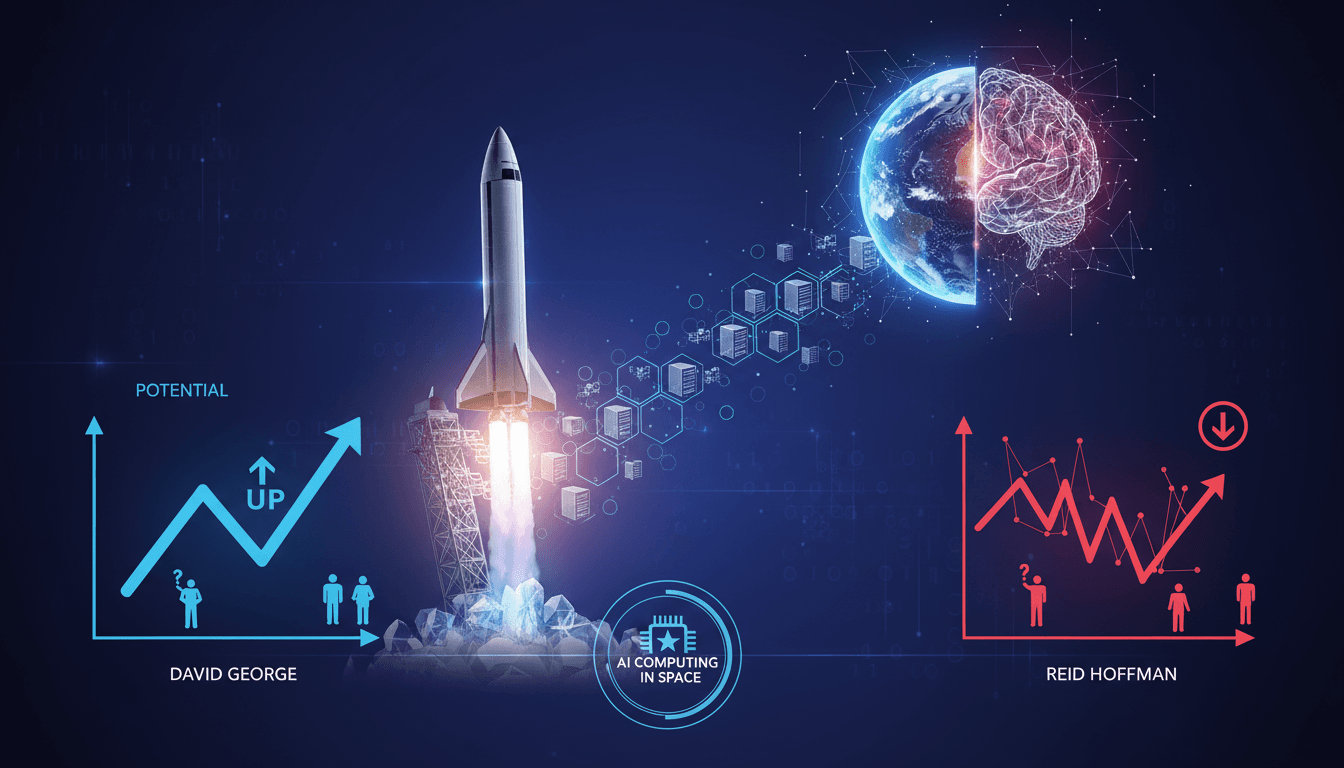 Investors debating the potential of SpaceX's Starship for AI computing in space.