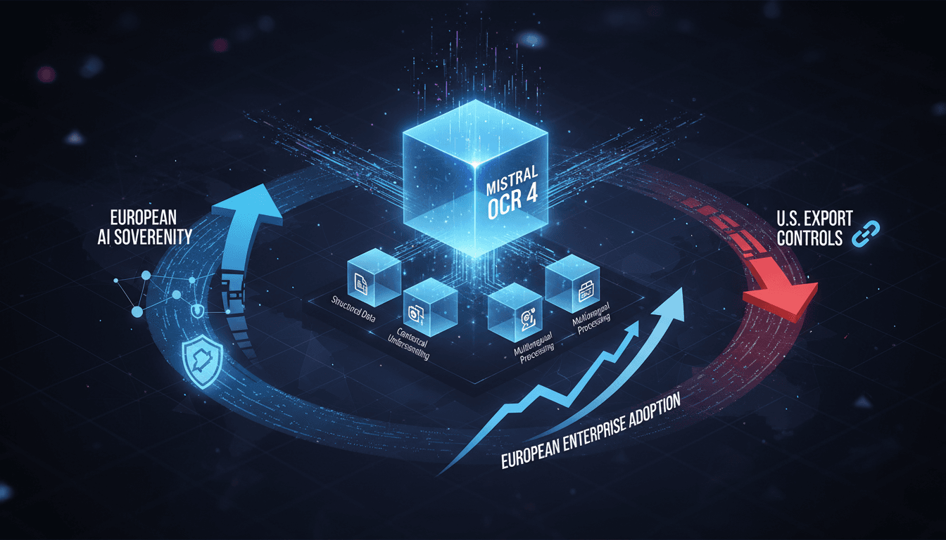 Mistral AI's OCR 4 model for enhanced document processing