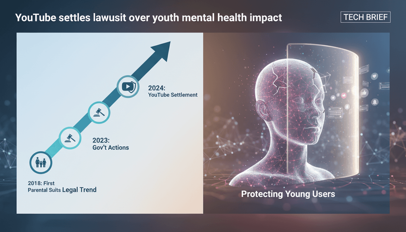 YouTube settles lawsuit over youth mental health impact