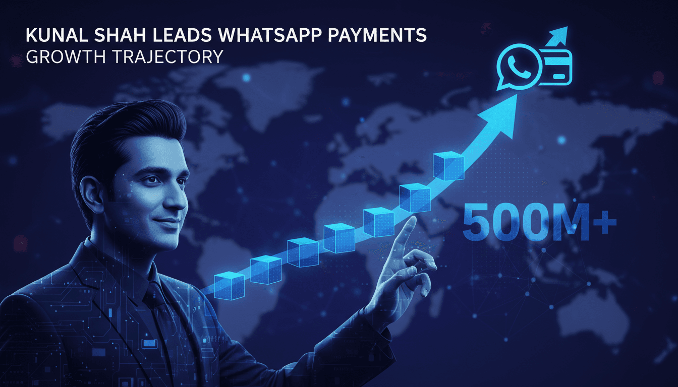 Kunal Shah appointed as head of WhatsApp to enhance digital payment services
