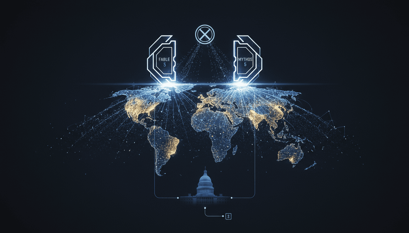 Anthropic PBC logo with AI technology background