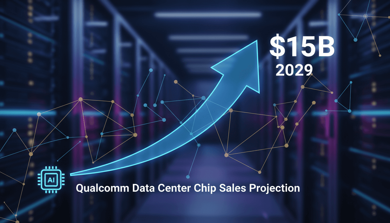 Qualcomm projects $15 billion in data center chip sales by 2029