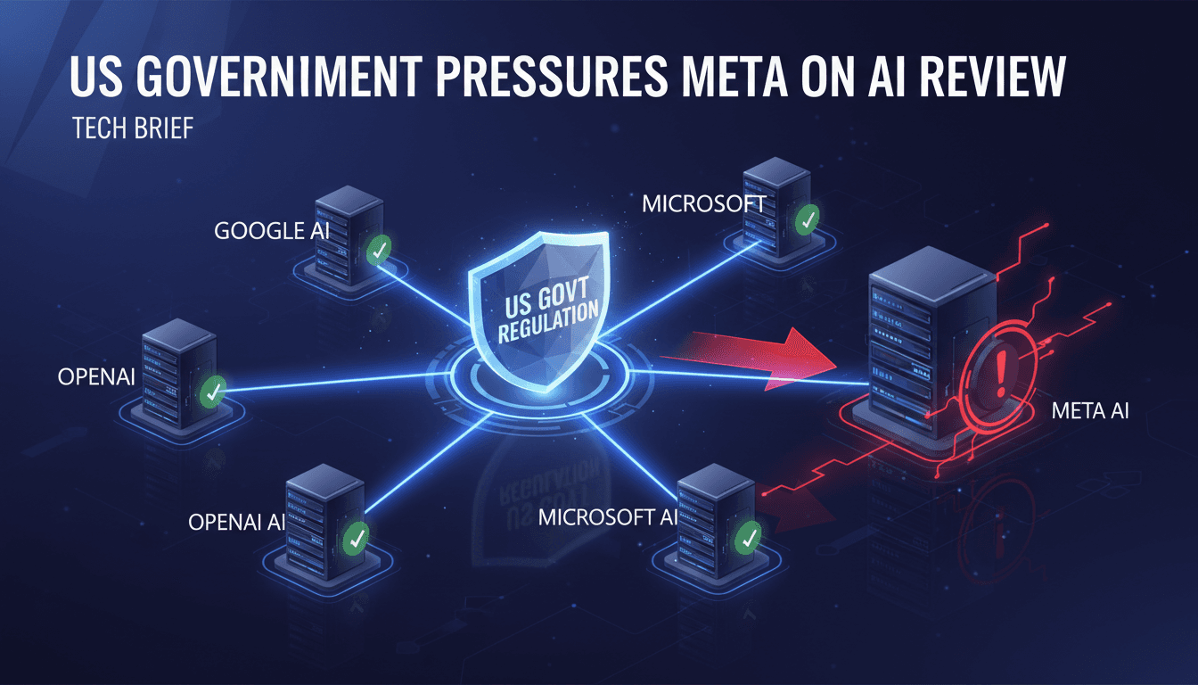 US Government Pressures Meta to Submit AI Models for Review