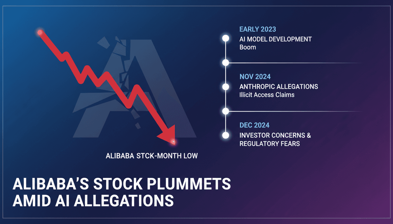 Alibaba's stock hits 16-month low amid AI model access allegations