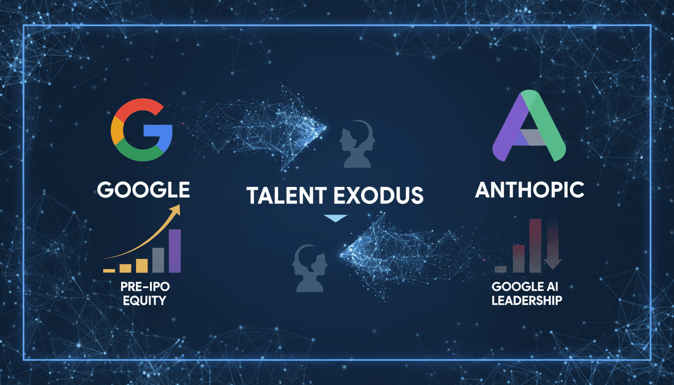 Google Loses Key AI Researchers to Anthropic Amid Talent Exodus
