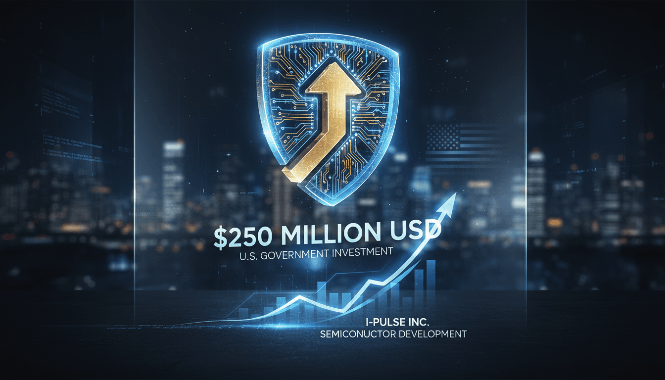 U.S. government invests $250 million in I-Pulse Inc. for semiconductor development