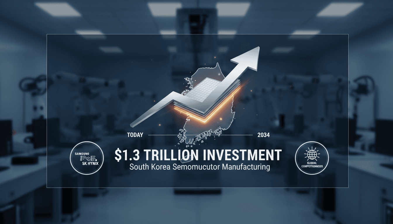 Samsung and SK Hynix to Invest $1.3 Trillion in South Korean Semiconductor Manufacturing