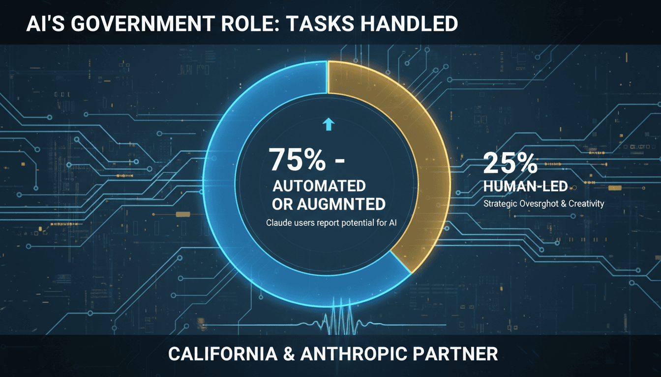 Anthropic's AI assistant Claude being utilized in California government agencies.