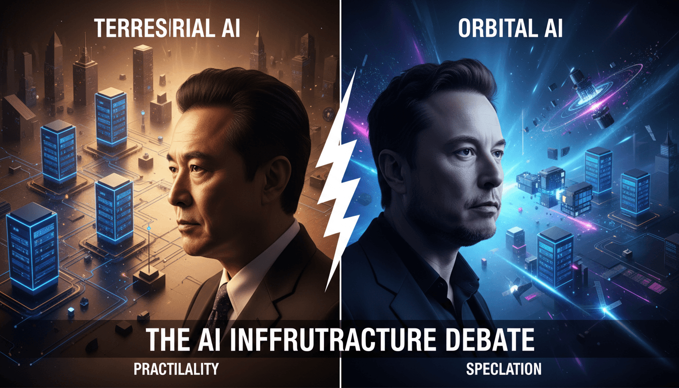 Masayoshi Son Critiques Elon Musk's Orbital AI Data Center Proposal