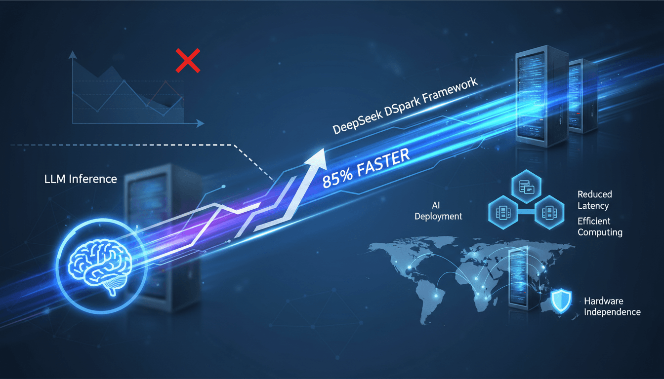 DeepSeek launches DSpark framework to enhance AI inference speed by up to 85%