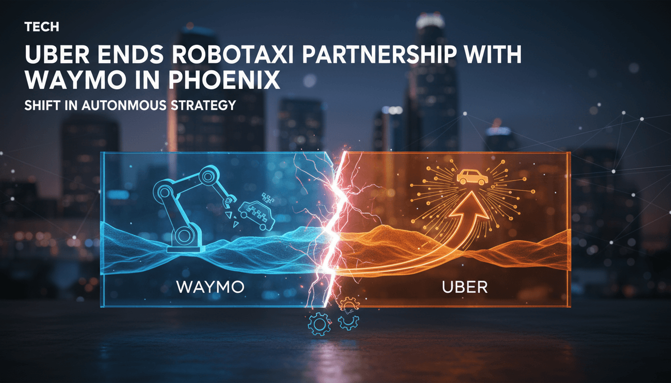 Uber ends robotaxi partnership with Waymo in Phoenix