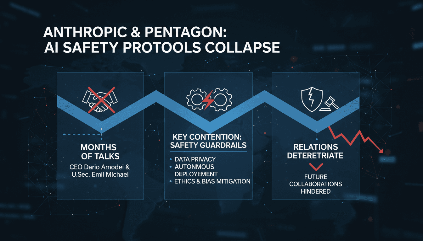 Anthropic and Pentagon discussions on AI safety protocols