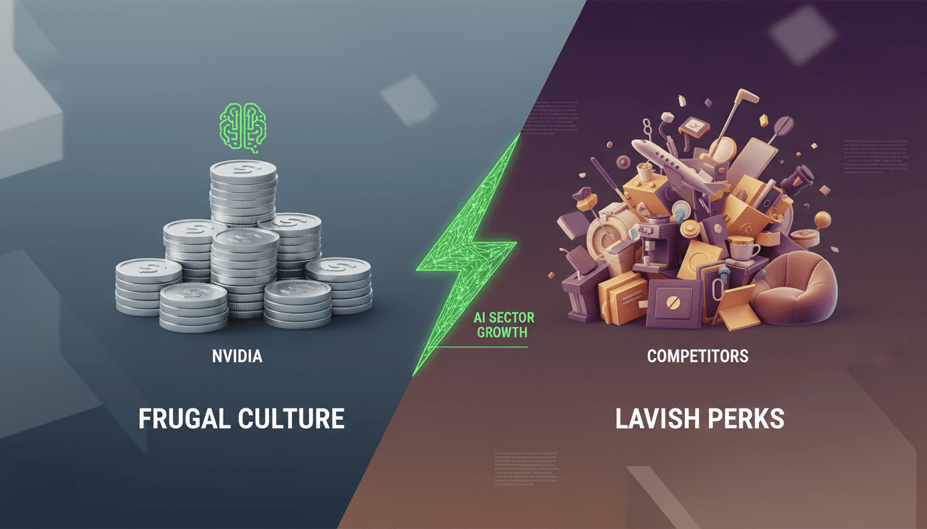 Nvidia's frugal workplace culture driving AI sector growth