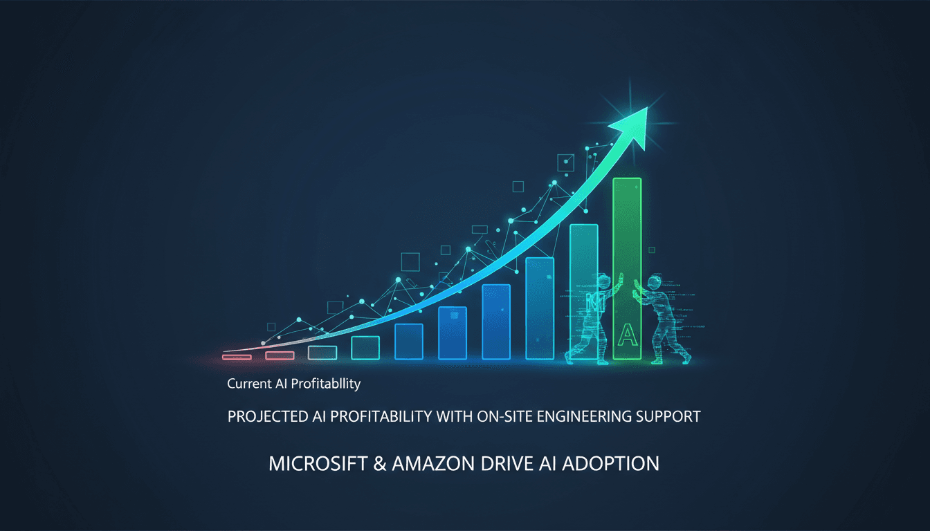 Microsoft and Amazon deploy engineers to enhance AI integration for businesses