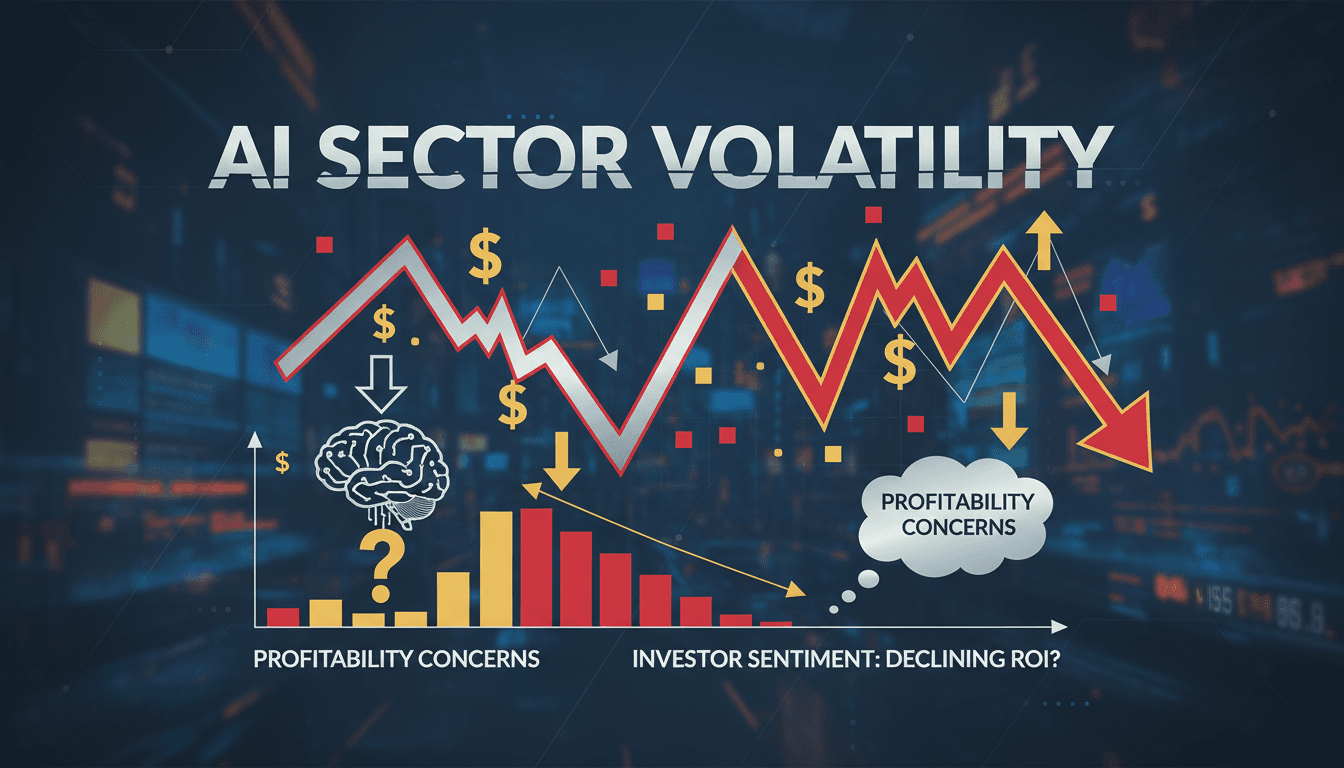 AI sector faces market volatility amid profitability concerns