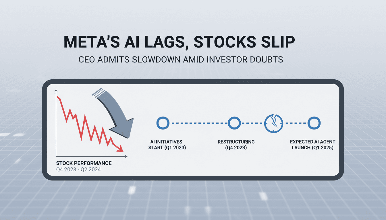 Meta CEO Acknowledges Slower AI Development Amid Stock Struggles