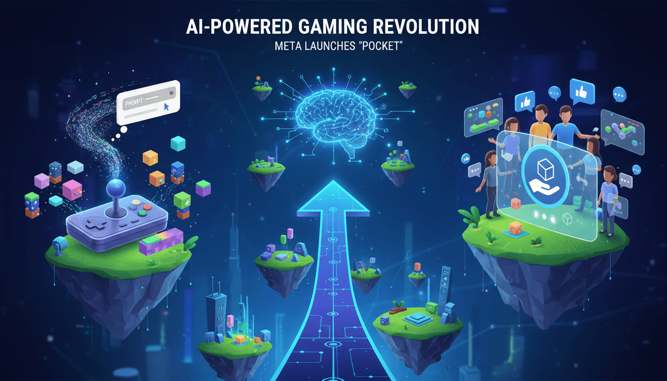Meta launches AI-driven gaming app Pocket amid growing interest in generative AI