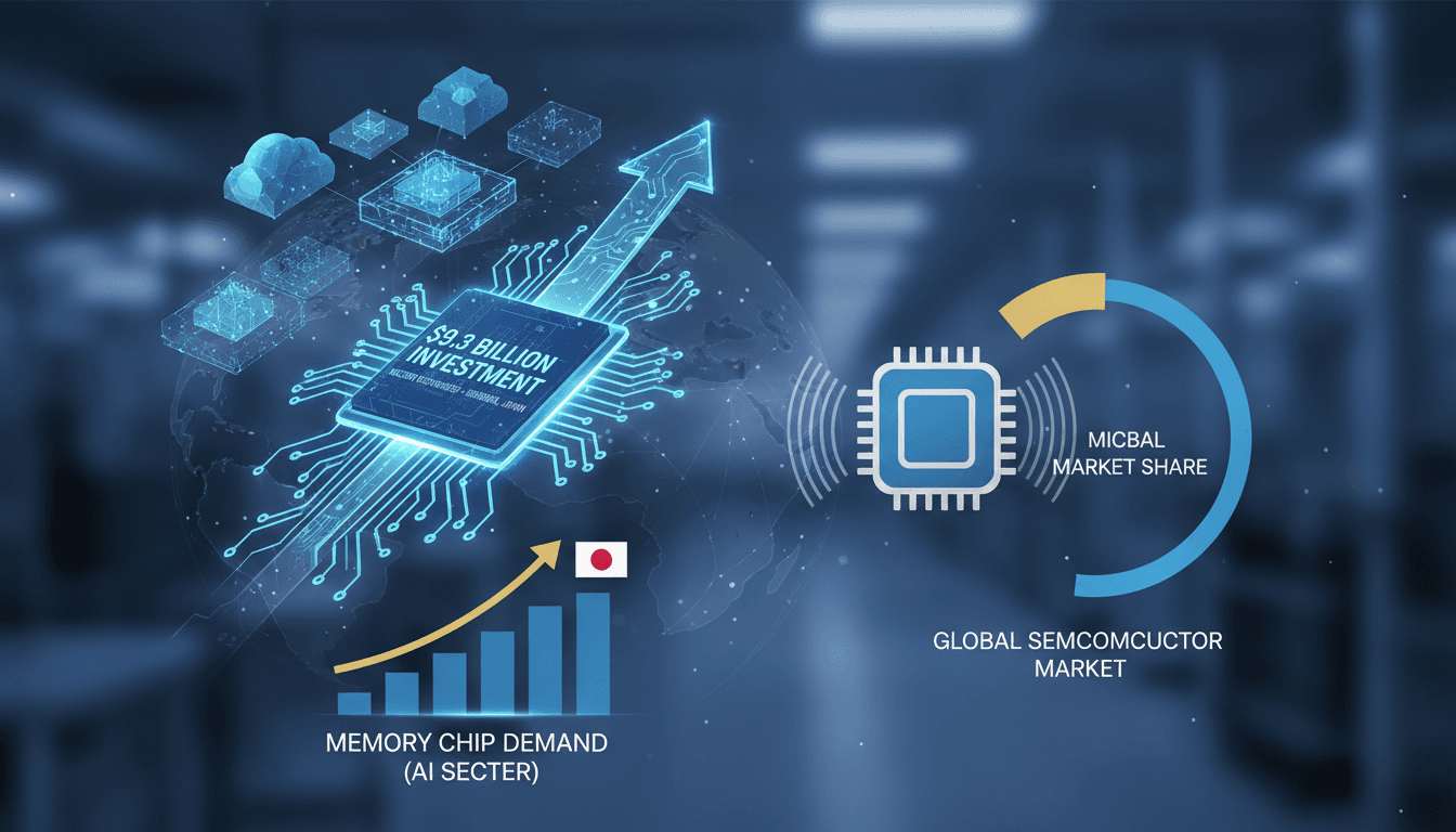Micron Technology's memory chip facility in Hiroshima, Japan