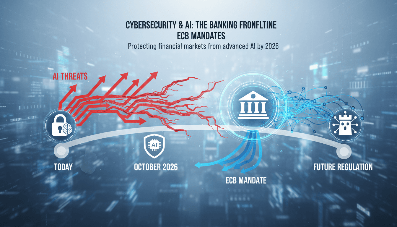 ECB cybersecurity mandate for banks addressing AI threats
