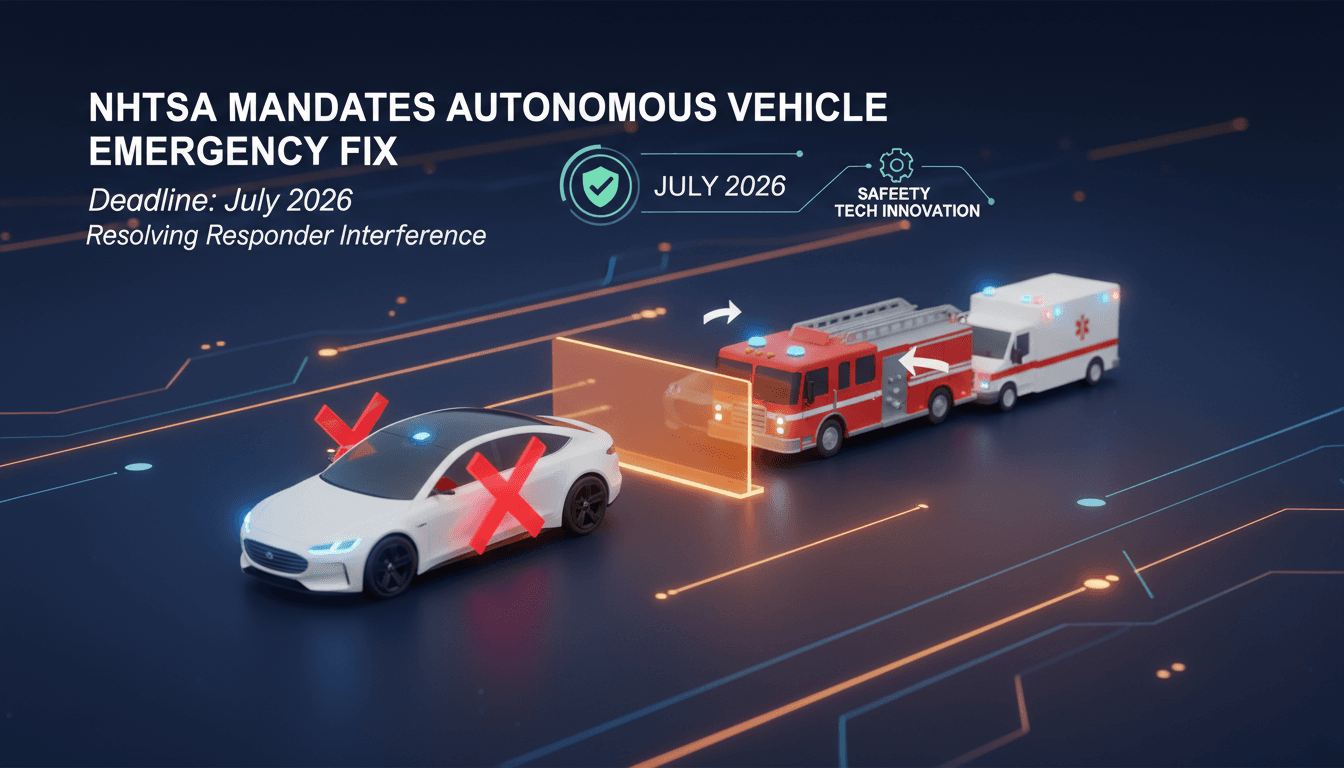Autonomous vehicle navigating an emergency scene with responders