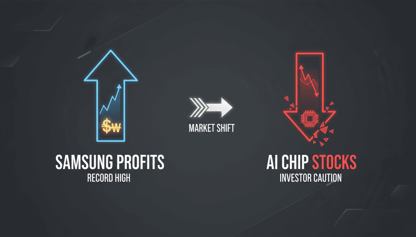 Samsung's financial growth contrasted with AI chip market decline