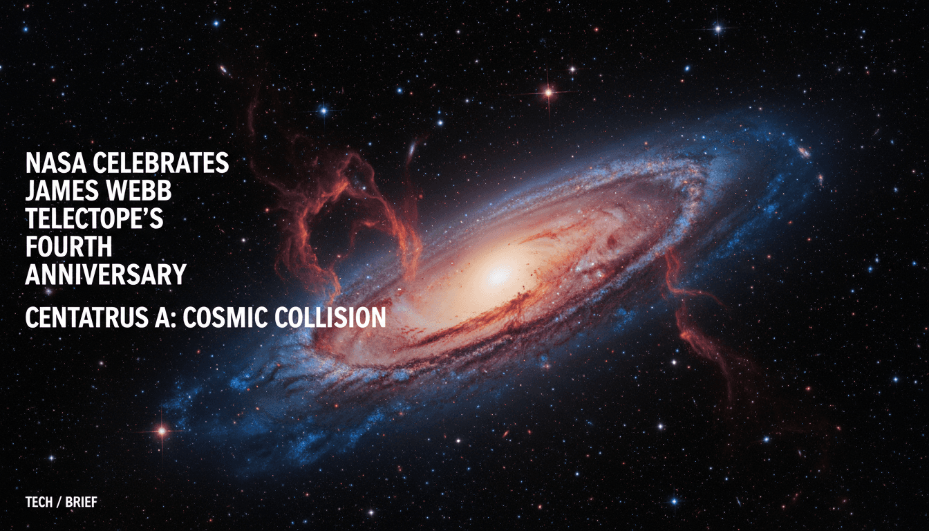 Detailed images of Centaurus A from the James Webb Space Telescope
