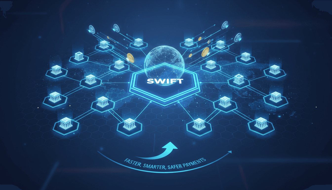SWIFT blockchain pilot program with global banks for payments