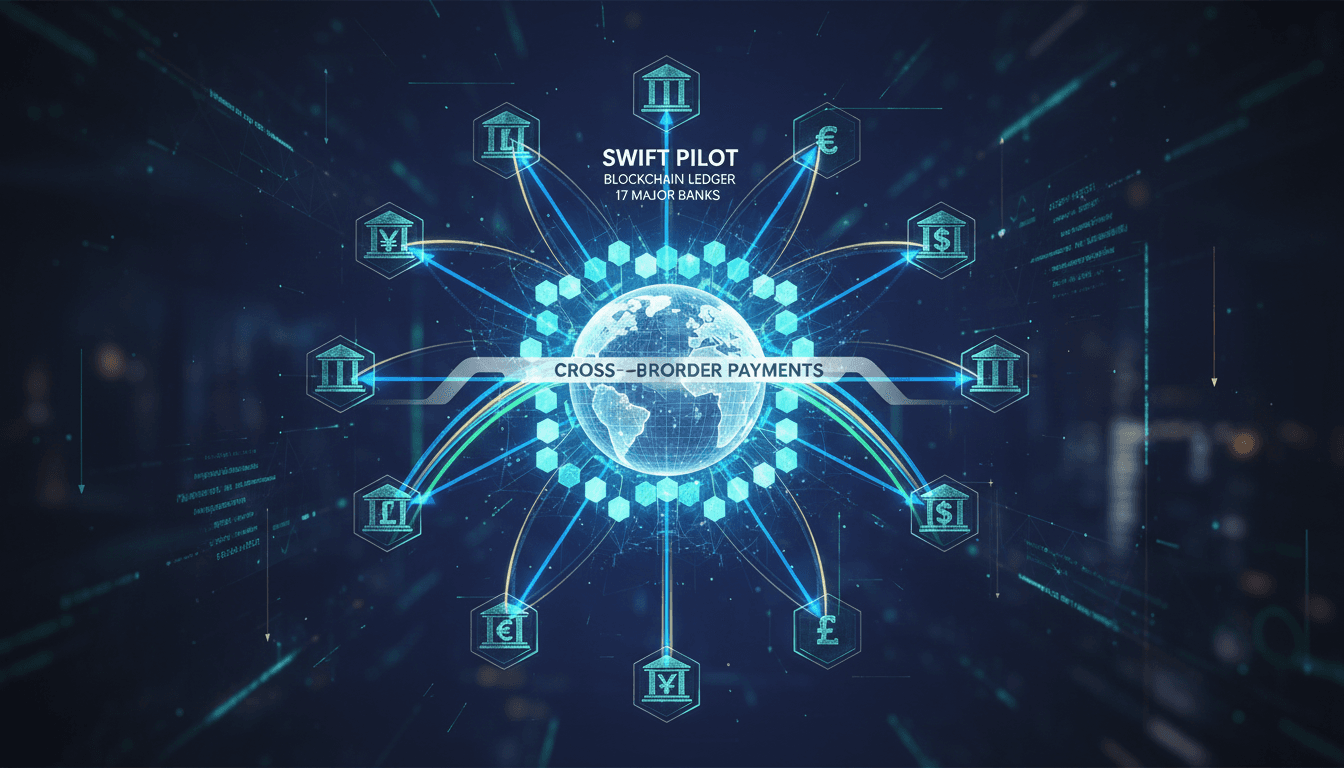 SWIFT launches blockchain ledger pilot with 17 major banks for cross-border payments