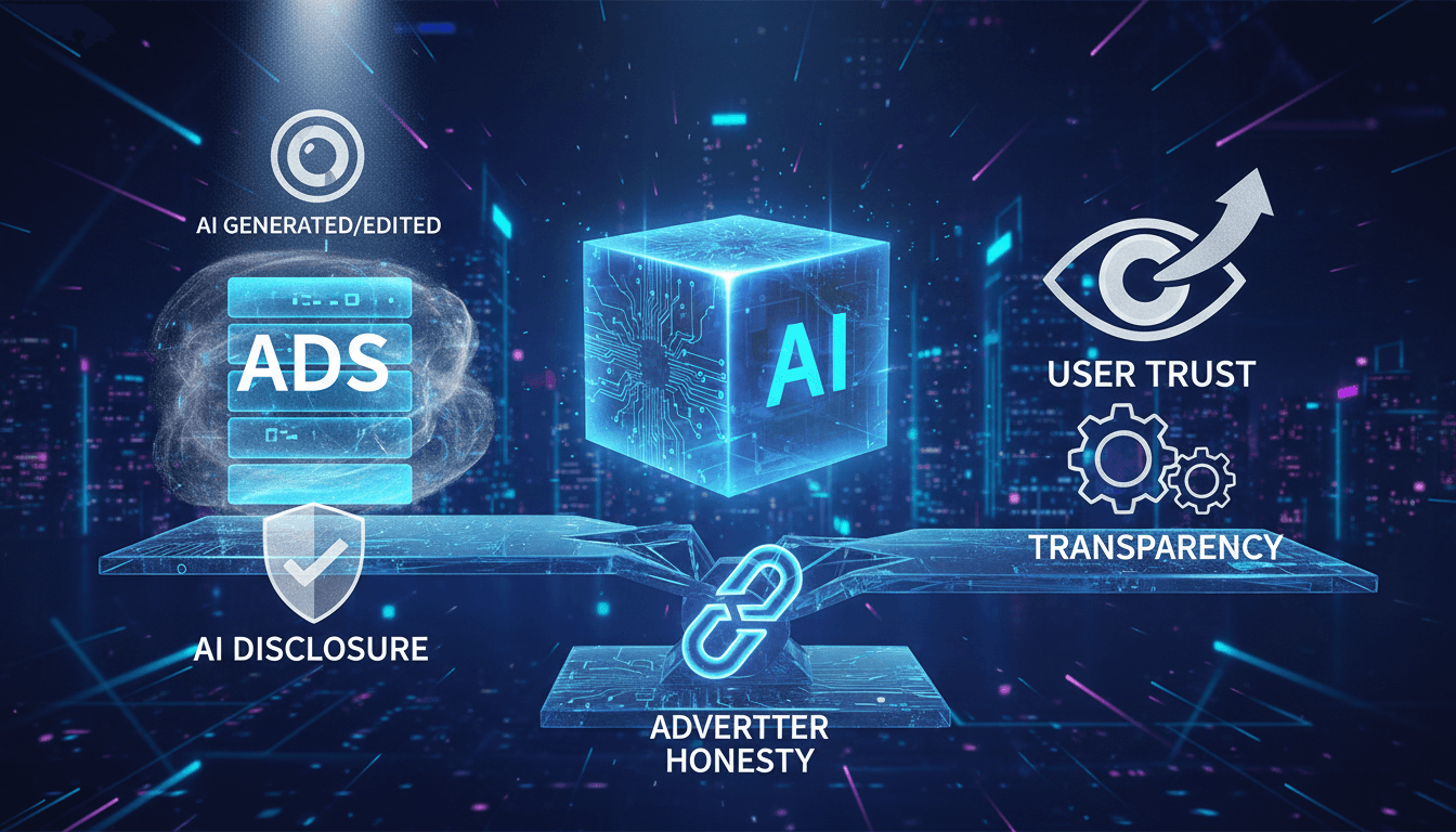Google AI ad labeling feature announcement and its implications