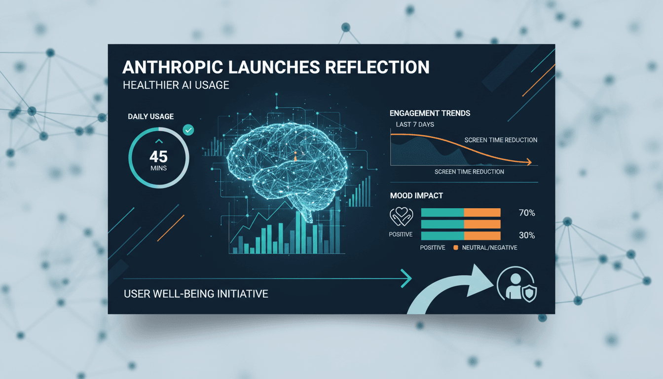 Anthropic's Claude chatbot with Reflection feature interface