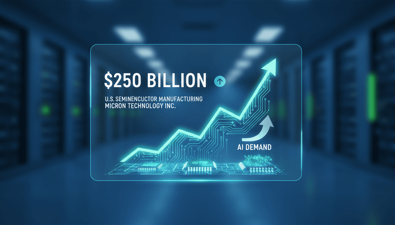 Micron Technology announces $250 billion investment in U.S. semiconductor manufacturing
