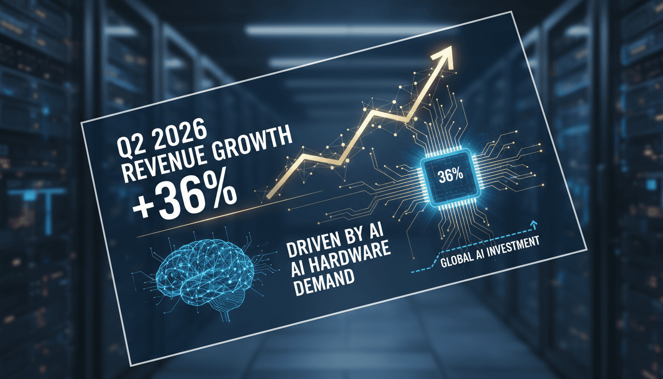 TSMC revenue growth chart highlighting AI hardware impact