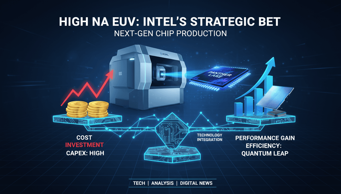 Intel's adoption of ASML's High NA EUV machines for chip production