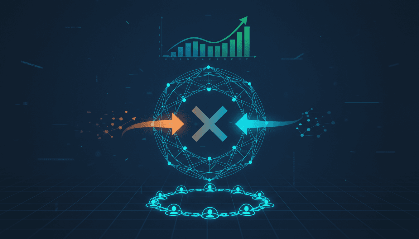 Illustration of X's algorithm changes focusing on community engagement.
