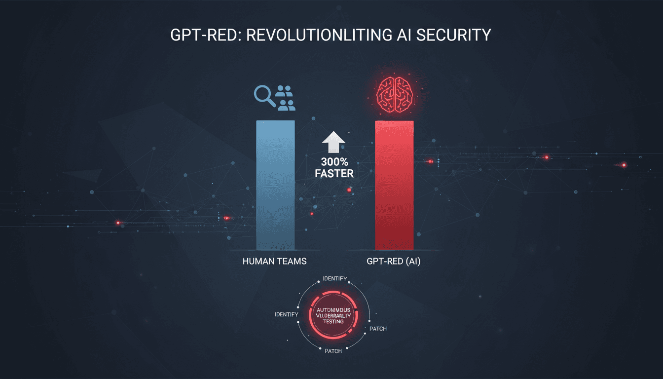 OpenAI's GPT-Red model enhancing AI cybersecurity measures.