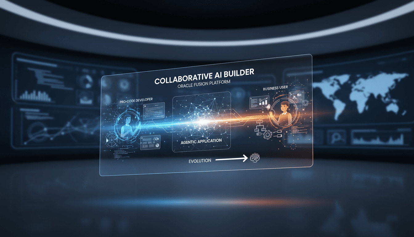 Oracle's AI-native builder for collaborative application development