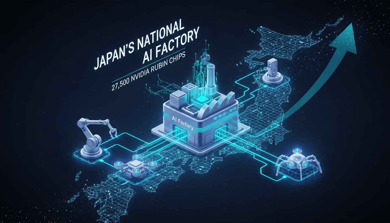 Japan's national AI factory plans with Nvidia chips