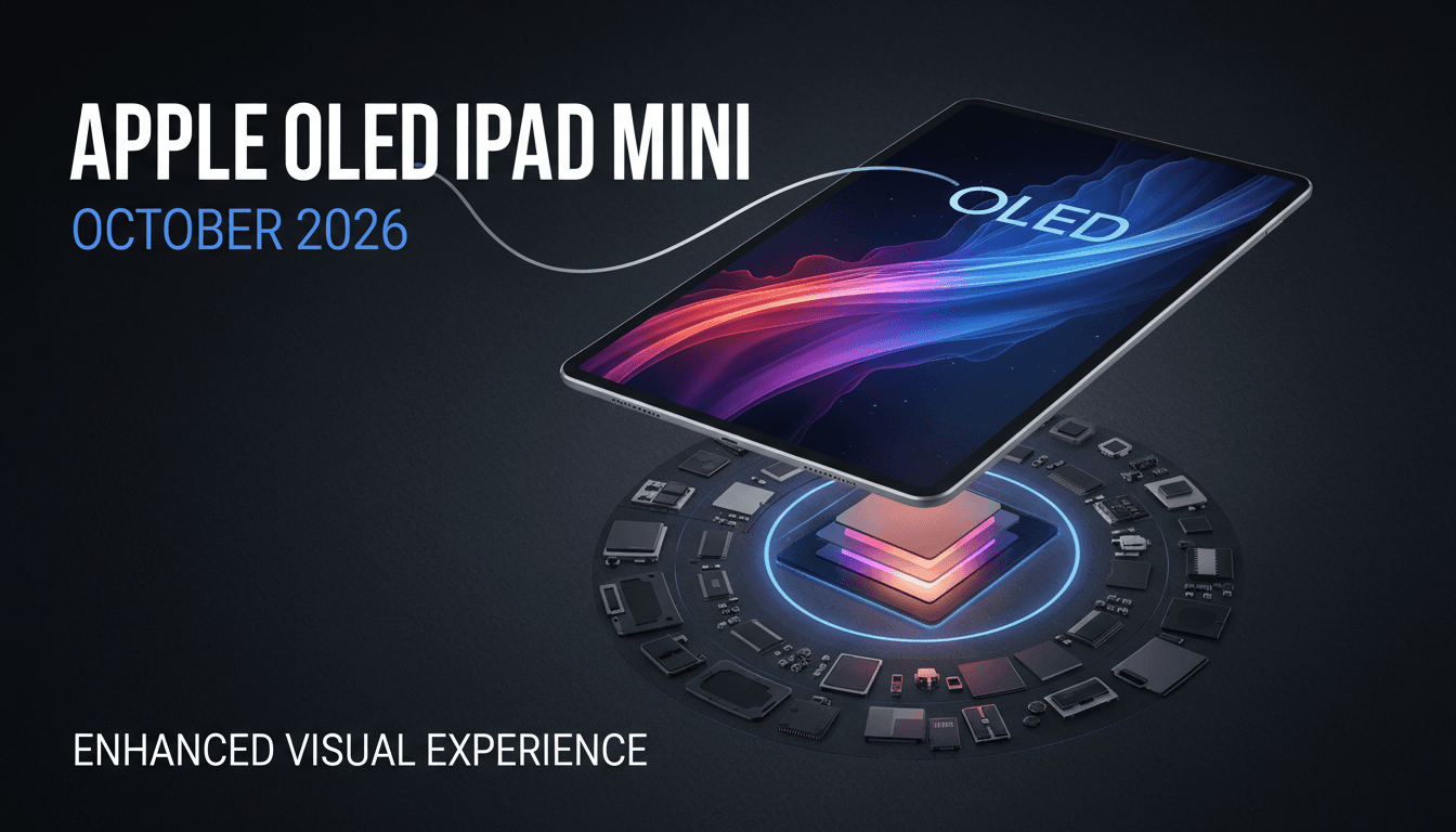 Apple OLED iPad Mini announcement and features