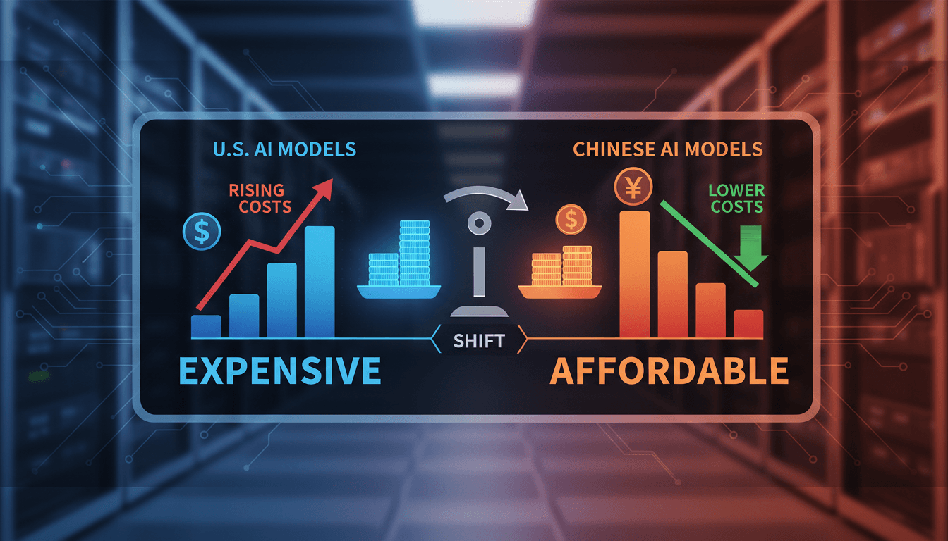U.S. companies exploring cheaper Chinese AI models amidst rising costs.