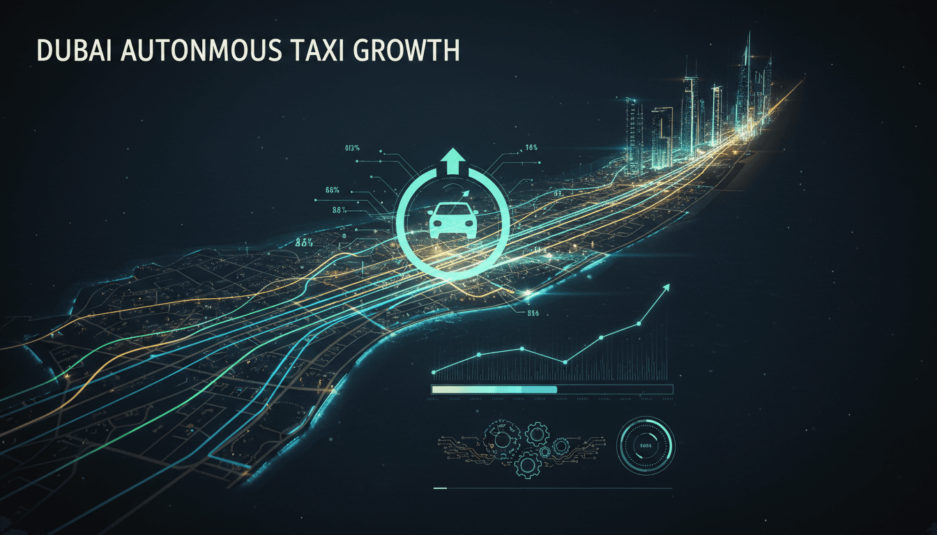 Autonomous taxi service in Dubai's Umm Suqeim and Jumeirah areas.