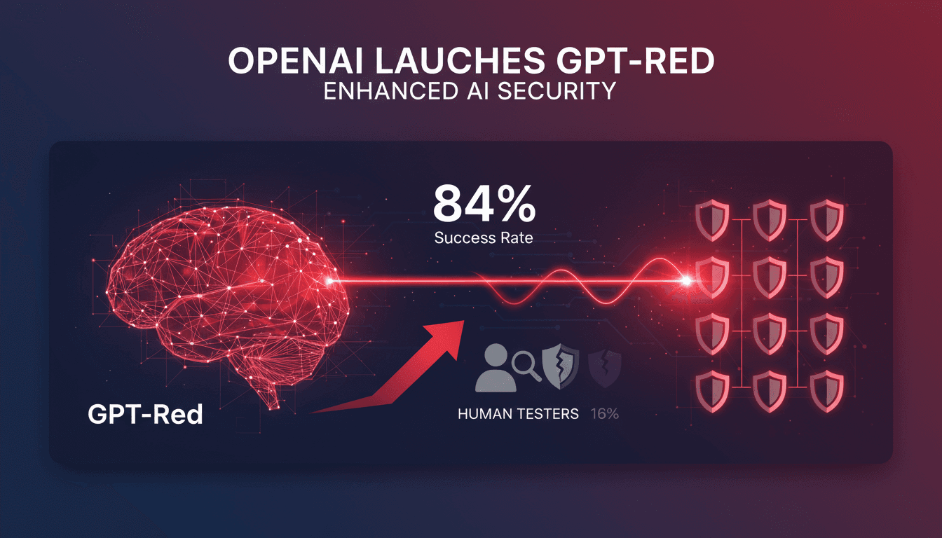 OpenAI's GPT-Red model enhancing AI security testing capabilities.