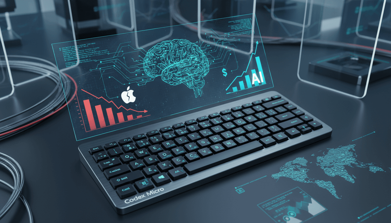 OpenAI Codex Micro keyboard designed for AI development