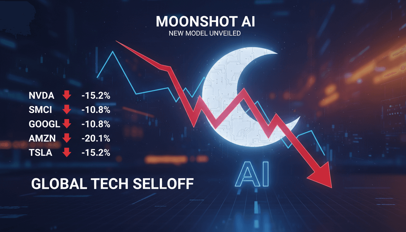 Moonshot AI's new model triggers global selloff in tech stocks