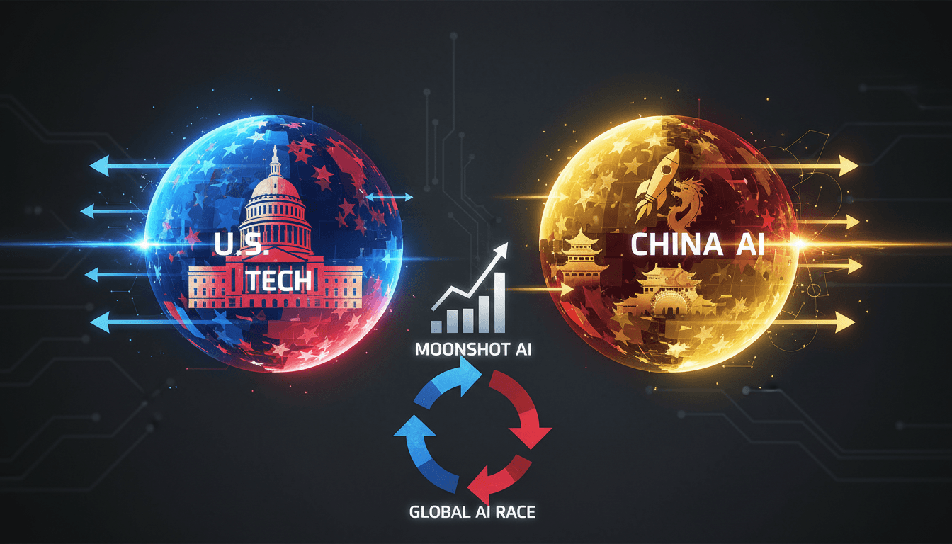 Moonshot AI's new model challenges U.S. tech dominance in AI.